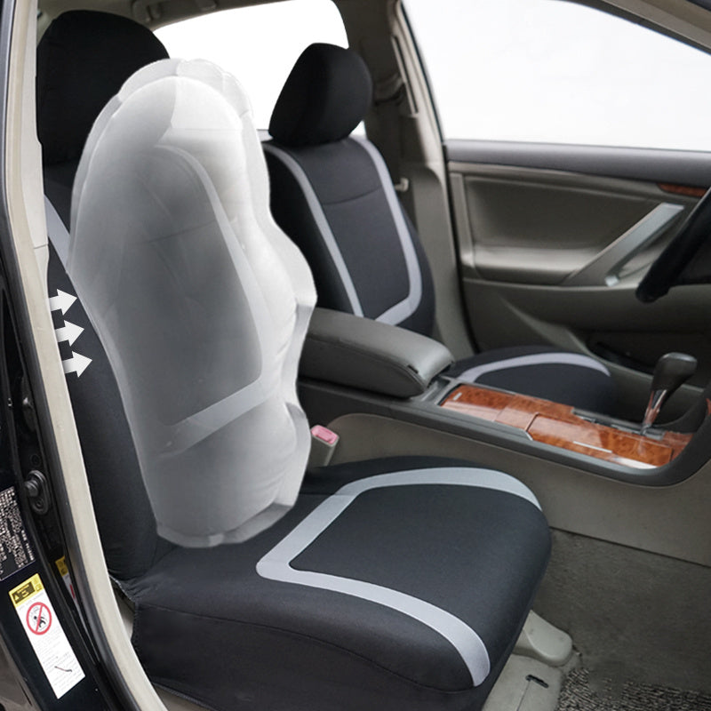 Car Seat Covers Full Set, Gray Purple Black Blue Red Purple Car Seat Cushion  Car Seat Protector Car Decoration Airbag Safe