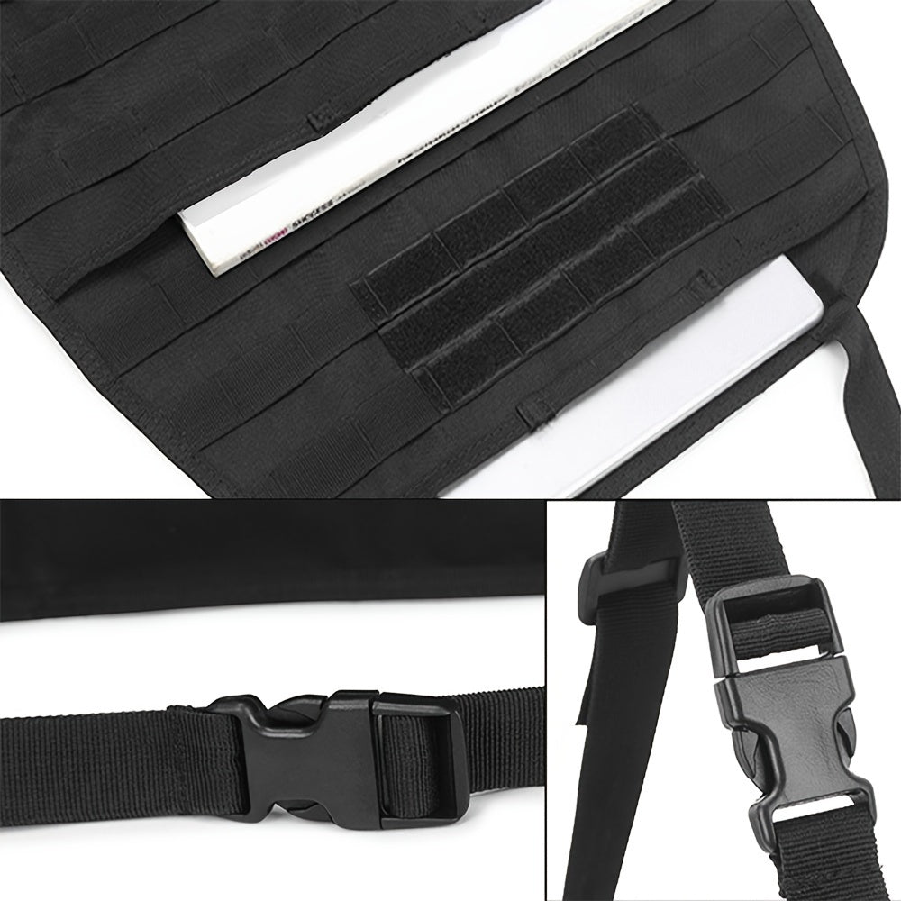 Car Seat Back Organizer - Upgraded Tactical Molle Vehicle Panel Universal Fit Car Seat Cover Protector with Multiple Pockets for Truck SUV MPV Saloon Van