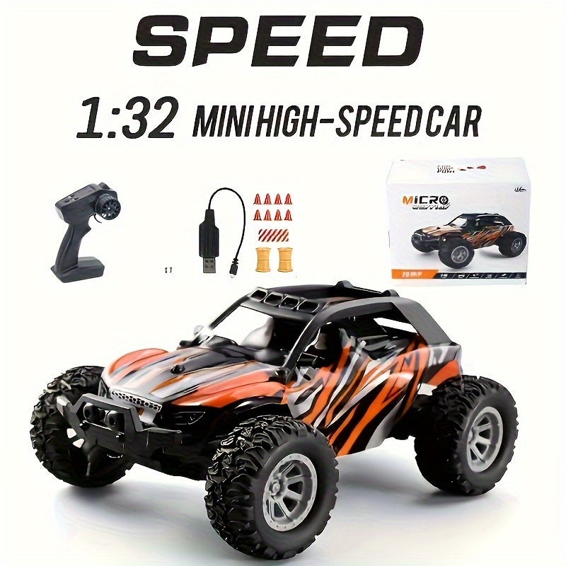 1:32 RC Car, Top Speed 20km/h, 2.4Ghz High-speed All-terrain Off-road Electric Toy Car, Ideal Gift For Boys And Girls, Christmas Gift