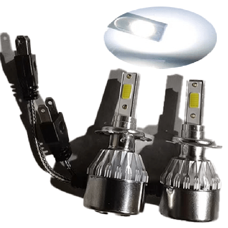Upgrade Your Car with 2pcs C6 LED Headlights - H7, H4, 9005, 9006, H8, H9, H11 - 6000K & 8000K Fog Lamp