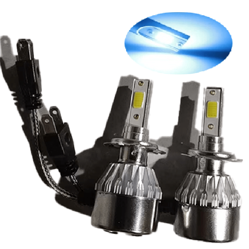 Upgrade Your Car with 2pcs C6 LED Headlights - H7, H4, 9005, 9006, H8, H9, H11 - 6000K & 8000K Fog Lamp