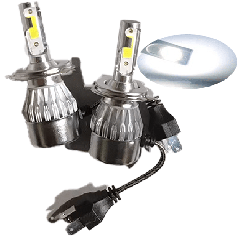 Upgrade Your Car with 2pcs C6 LED Headlights - H7, H4, 9005, 9006, H8, H9, H11 - 6000K & 8000K Fog Lamp