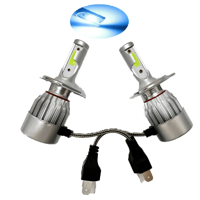 Upgrade Your Car with 2pcs C6 LED Headlights - H7, H4, 9005, 9006, H8, H9, H11 - 6000K & 8000K Fog Lamp