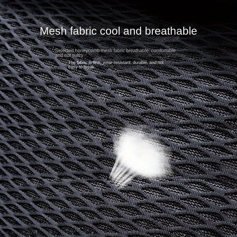 Universal Car Headrest PU Leather Mesh Breathable Neck Pillow Soft Comfortable Seat Rest Cushion Auto Accessories Decorations