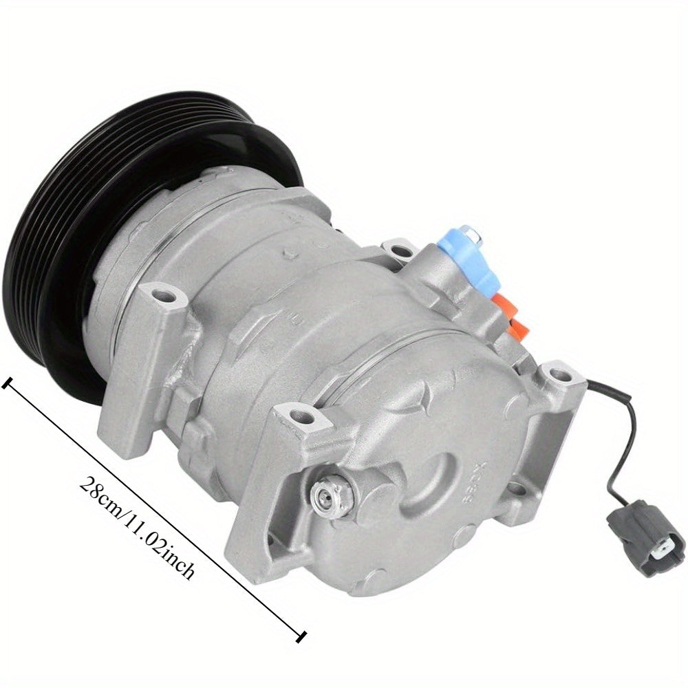 POCREATION Durable AC Compressor, Air Conditioning Compressor for Accord 3.0L 2003-2007 Vehicle Replacement Accessories Easy to Install CO10736C 6512102
