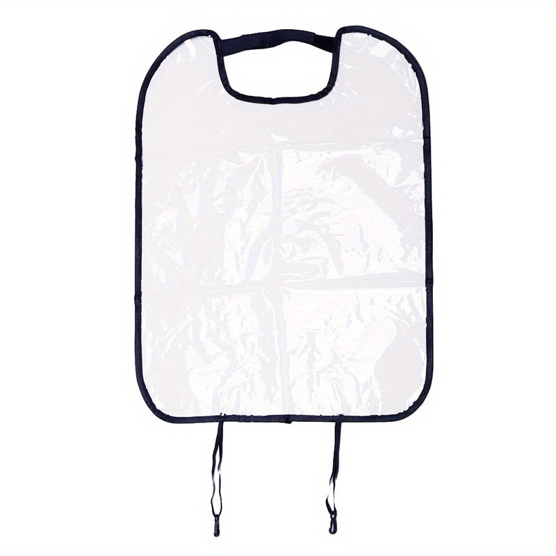 1pc Car Seat Back Protector Cover, PVC Anti-Kick Mat, Waterproof Backseat Protection Pad for Vehicle Interior Accessories