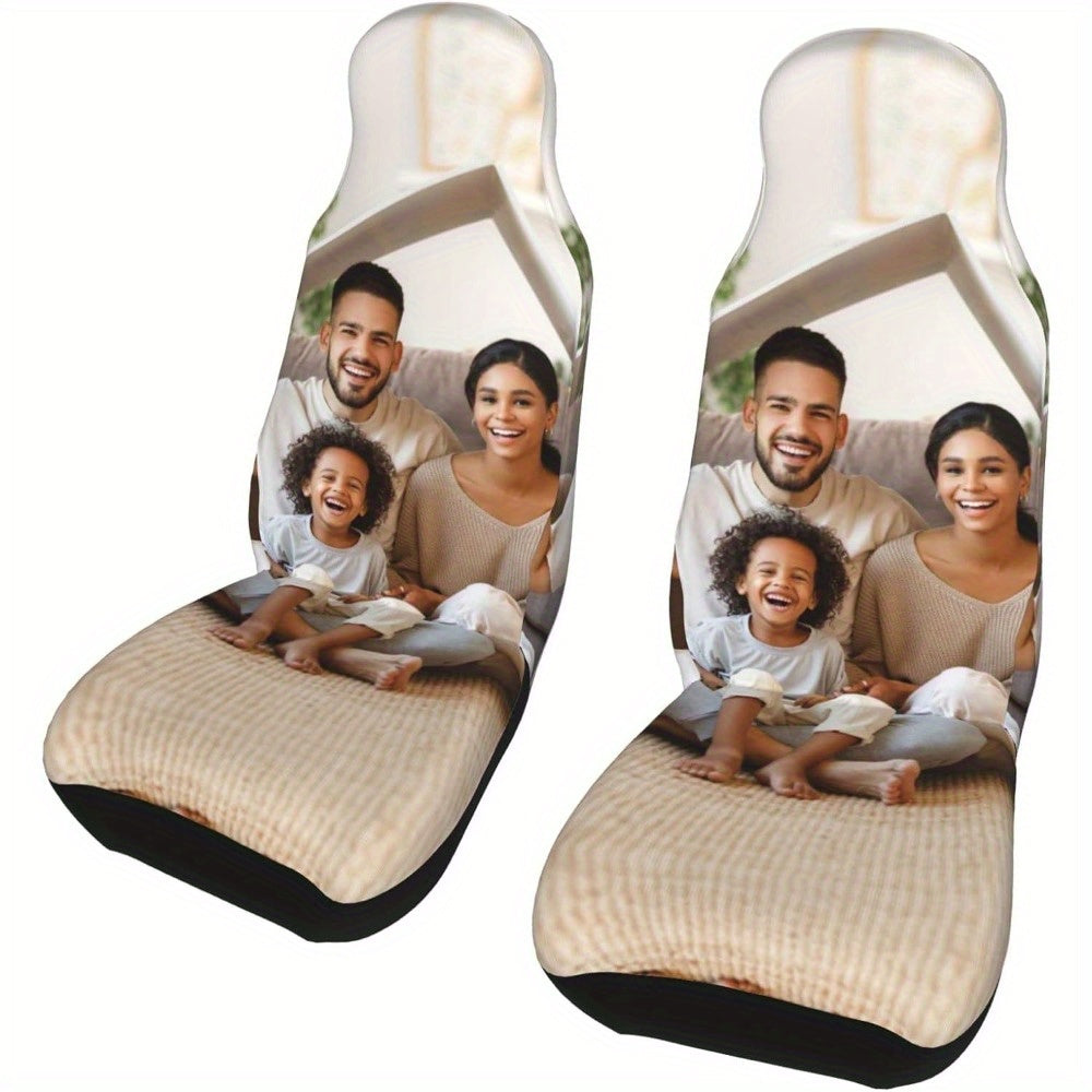 Custom Car Seat Cover - Personalized Design for Your Vehicle - Polyester Fabric