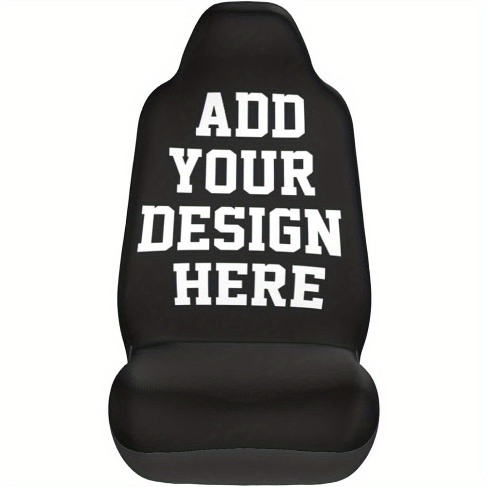 Custom Car Seat Cover - Personalized Design for Your Vehicle - Polyester Fabric