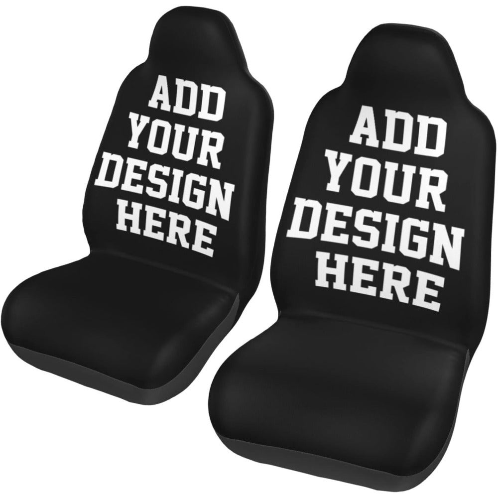 Custom Car Seat Cover - Personalized Design for Your Vehicle - Polyester Fabric