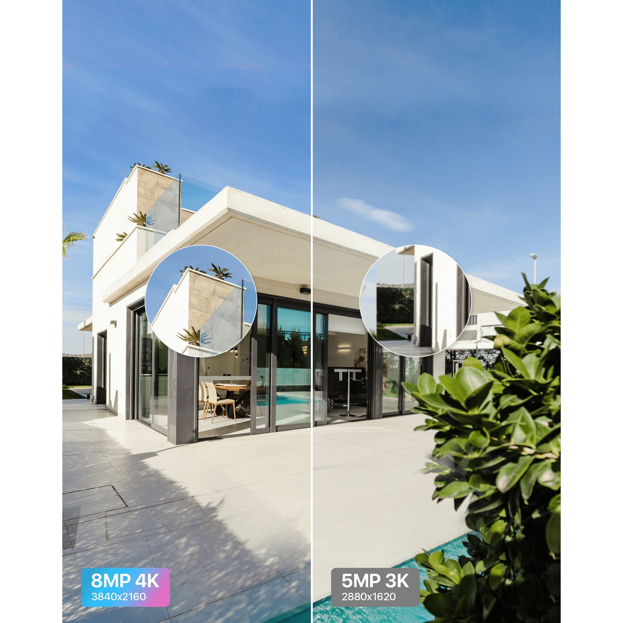 ZOSI 4K 16CH Spotlight PoE Security Camera System 4K Full Color Night Vision, 4K NVR with 4TB HDD, AI Human Vehicle Detection, 16pcs Outdoor 8MP PoE IP Audio Surveillance Cameras