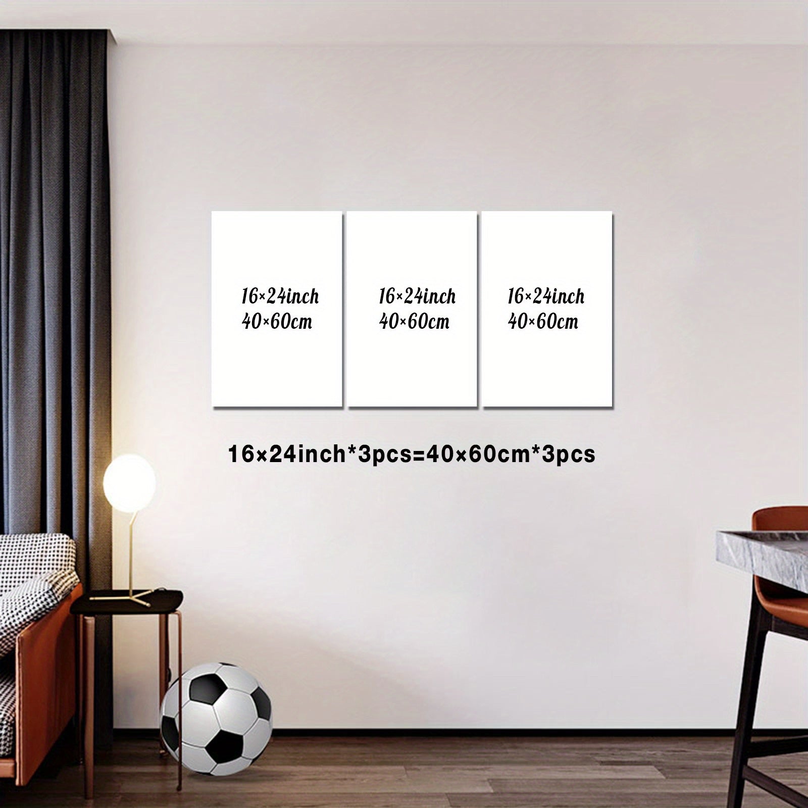 3 Pcs Frame Landscape Nature Art Decorative Painting For Dining Room Modern Environment Bedroom Office Canvas Wall Hall Decoration Studio