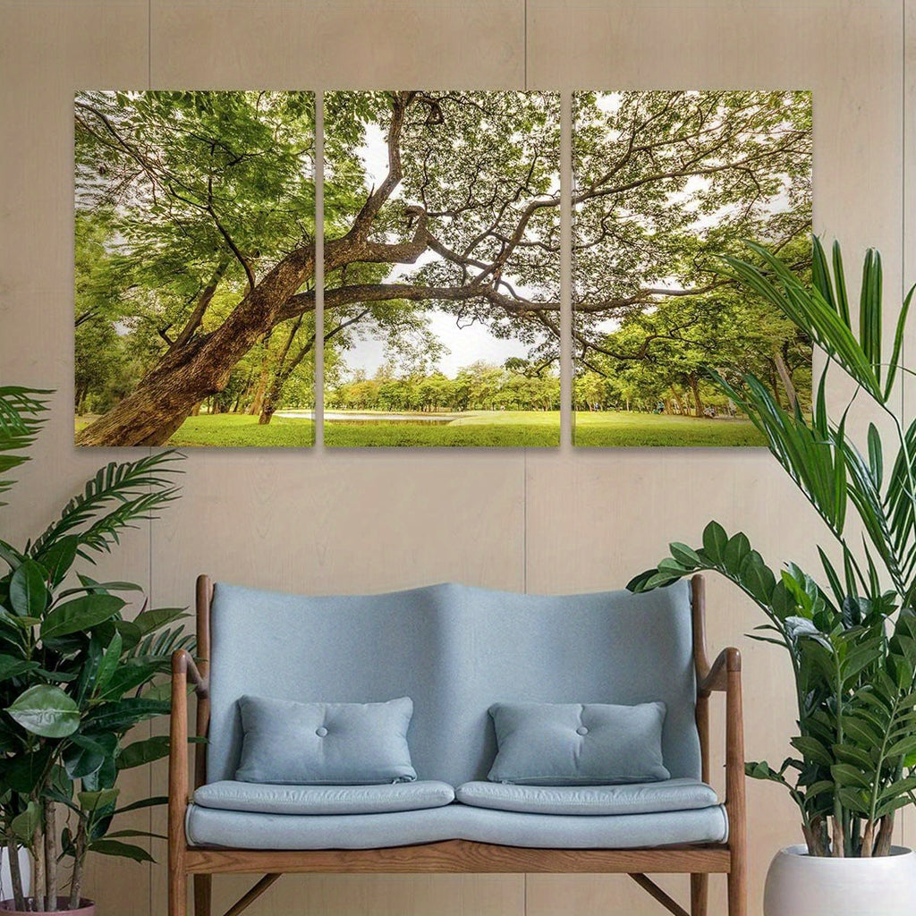 3 Pcs Frame Landscape Nature Art Decorative Painting For Dining Room Modern Environment Bedroom Office Canvas Wall Hall Decoration Studio