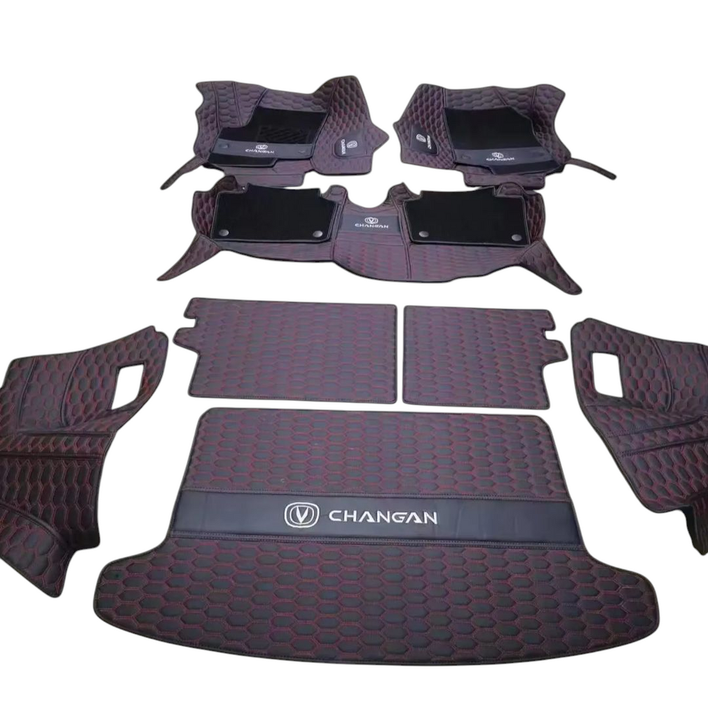 Alfombras Impermeables dobles hechas de cuero ecológico artificial ala medida exacta de cada automóvil