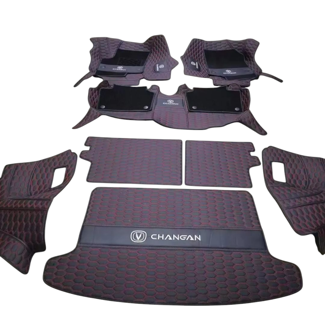 Alfombras Impermeables dobles hechas de cuero ecológico artificial ala medida exacta de cada automóvil