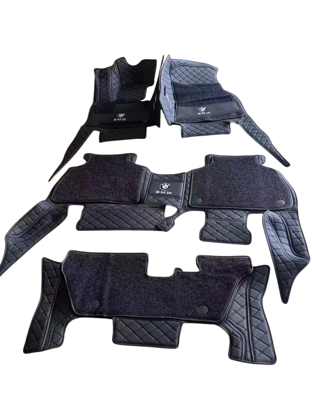 Alfombras Impermeables dobles hechas de cuero ecológico artificial ala medida exacta de cada automóvil