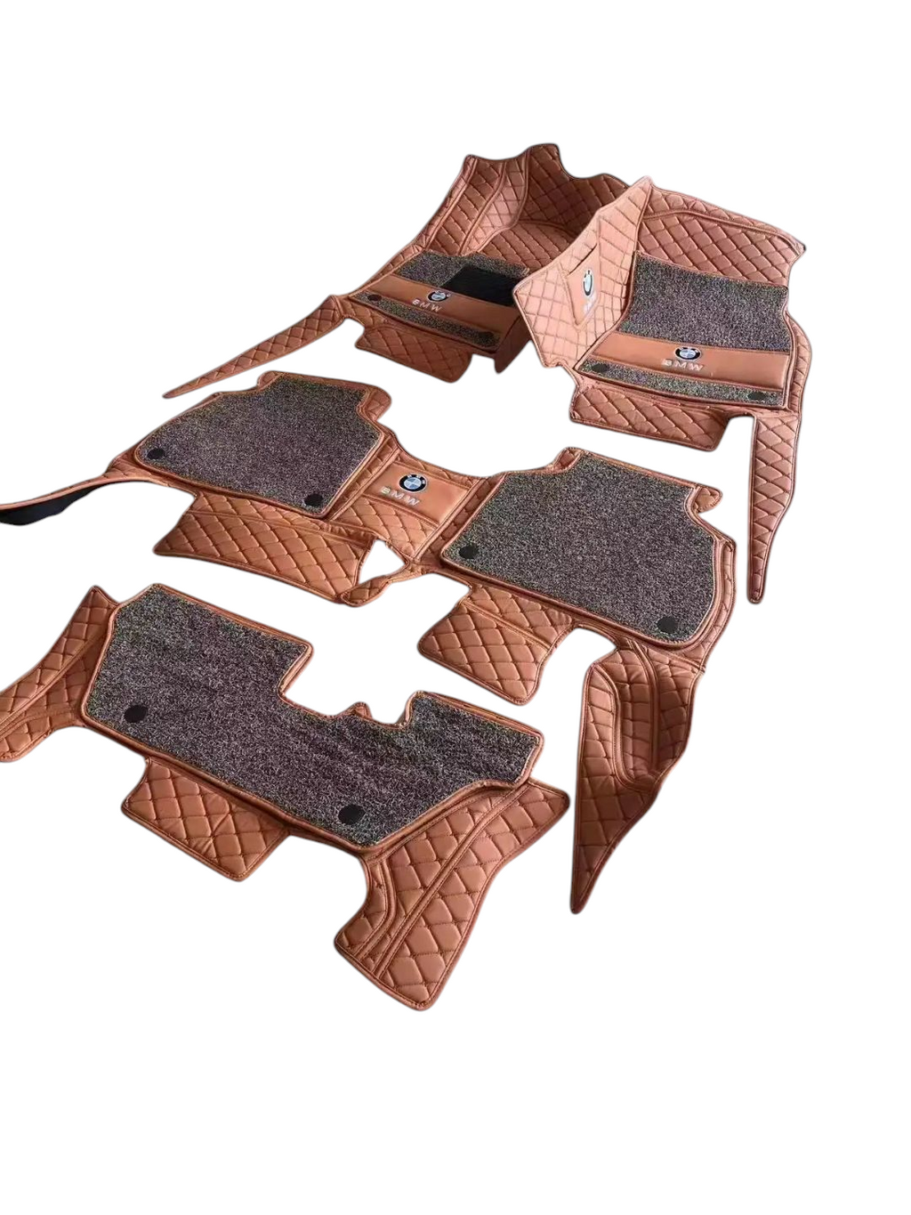 Alfombras Impermeables dobles hechas de cuero ecológico artificial ala medida exacta de cada automóvil