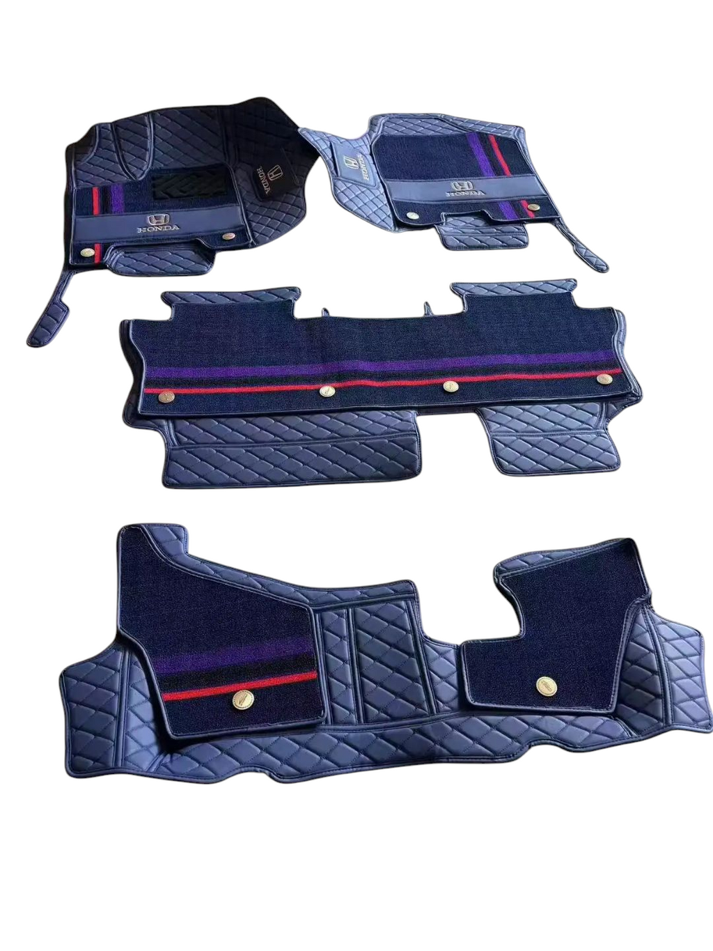 Alfombras Impermeables dobles hechas de cuero ecológico artificial ala medida exacta de cada automóvil