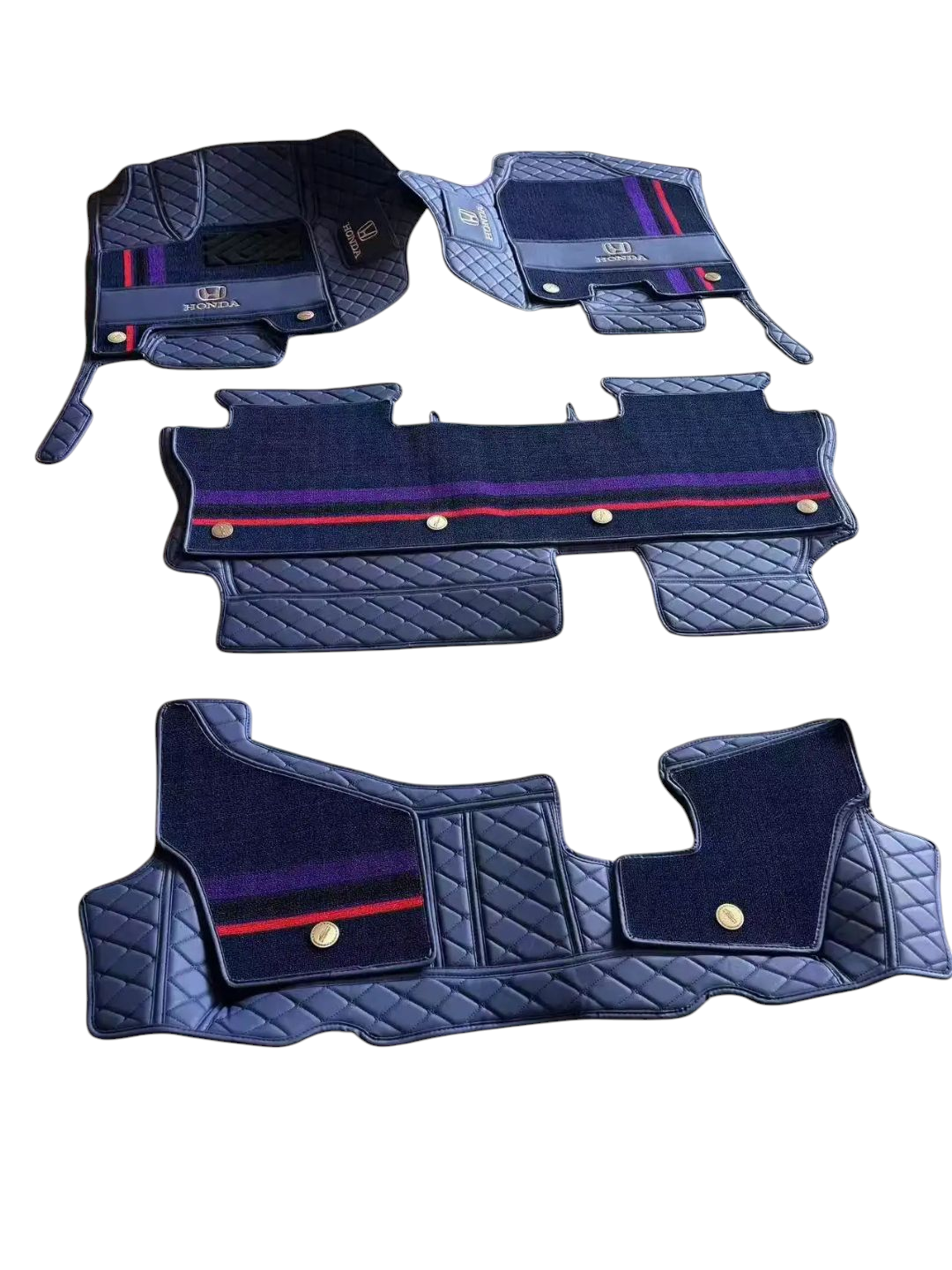 Alfombras Impermeables dobles hechas de cuero ecológico artificial ala medida exacta de cada automóvil