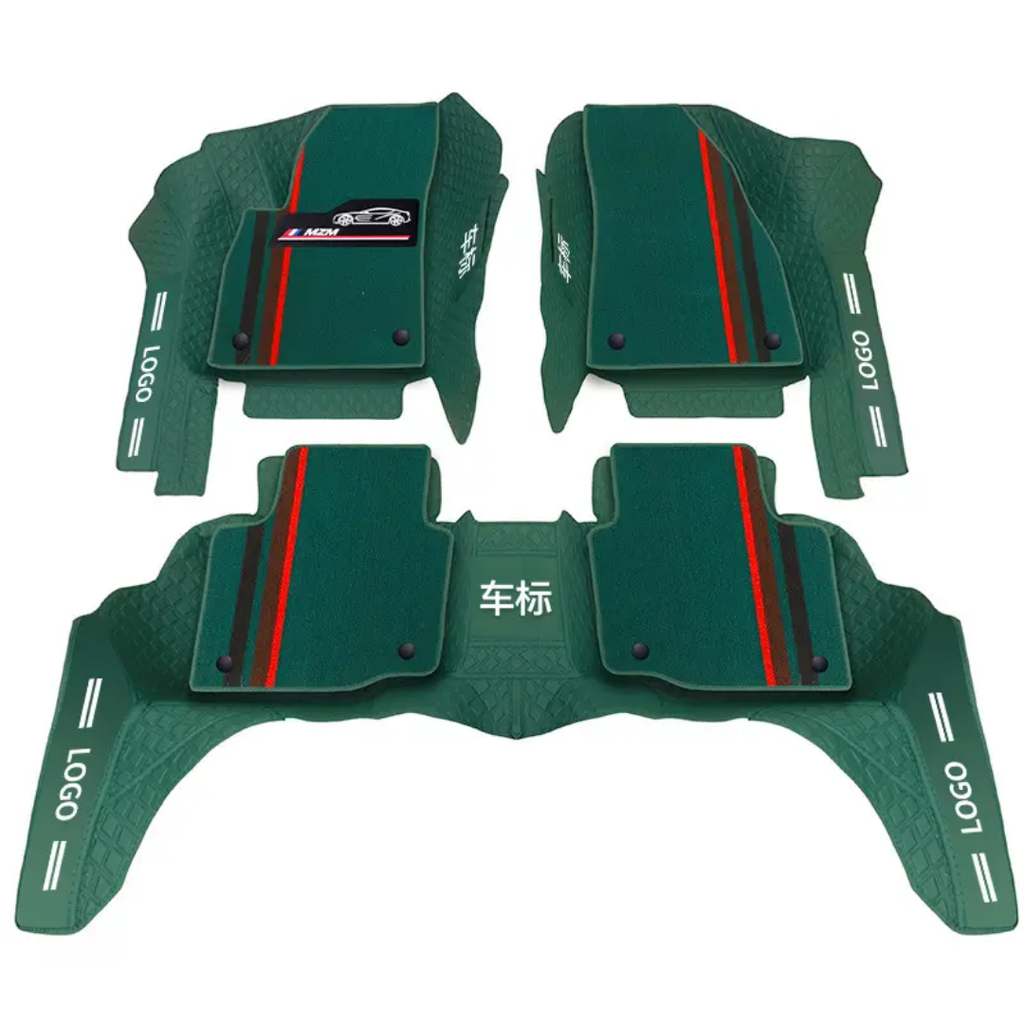 Alfombras Impermeables dobles hechas de cuero ecológico artificial ala medida exacta de cada automóvil