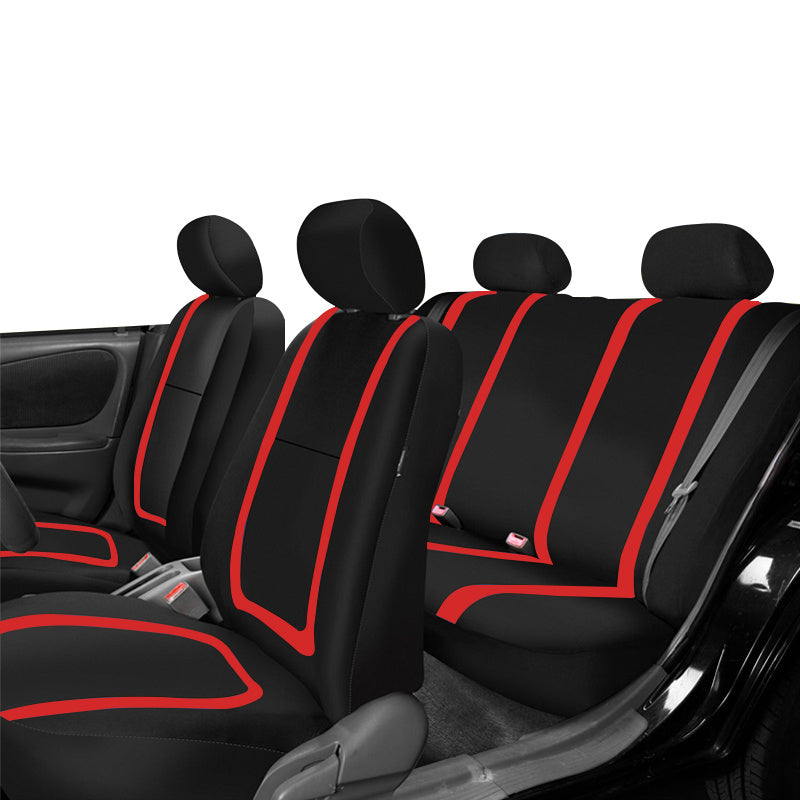 Car Seat Covers Full Set, Gray Purple Black Blue Red Purple Car Seat Cushion  Car Seat Protector Car Decoration Airbag Safe