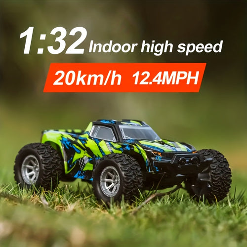 1:32 RC Car, Top Speed 20km/h, 2.4Ghz High-speed All-terrain Off-road Electric Toy Car, Ideal Gift For Boys And Girls, Christmas Gift