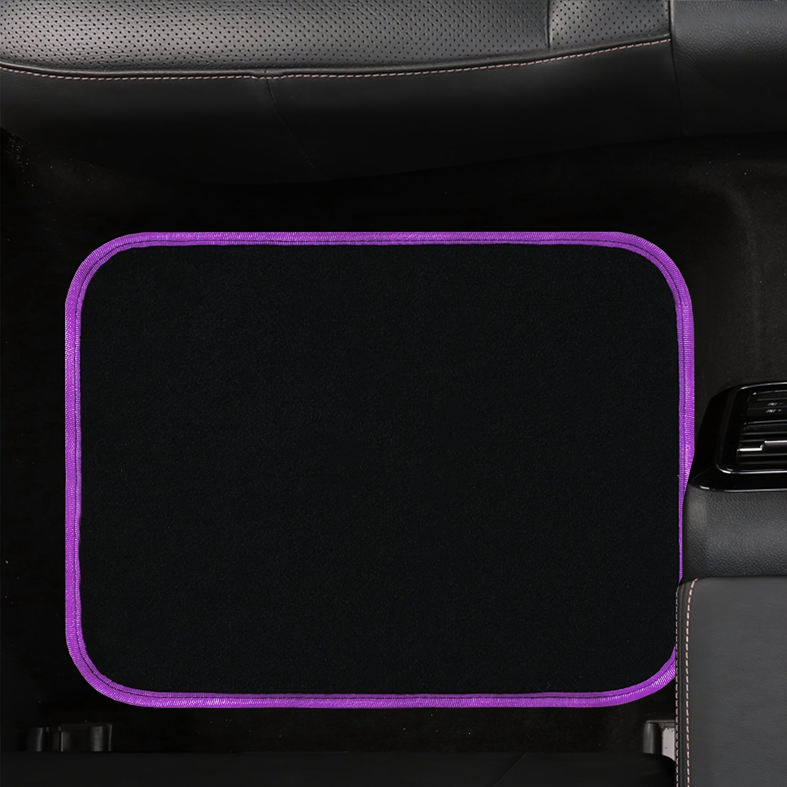 4pcs Universal Anti-Slip Car Floor Mats Set, High-Durability Foot Pads for Front & Rear Seats, All-Season Vehicle Interior Accessories, Fits Most Cars