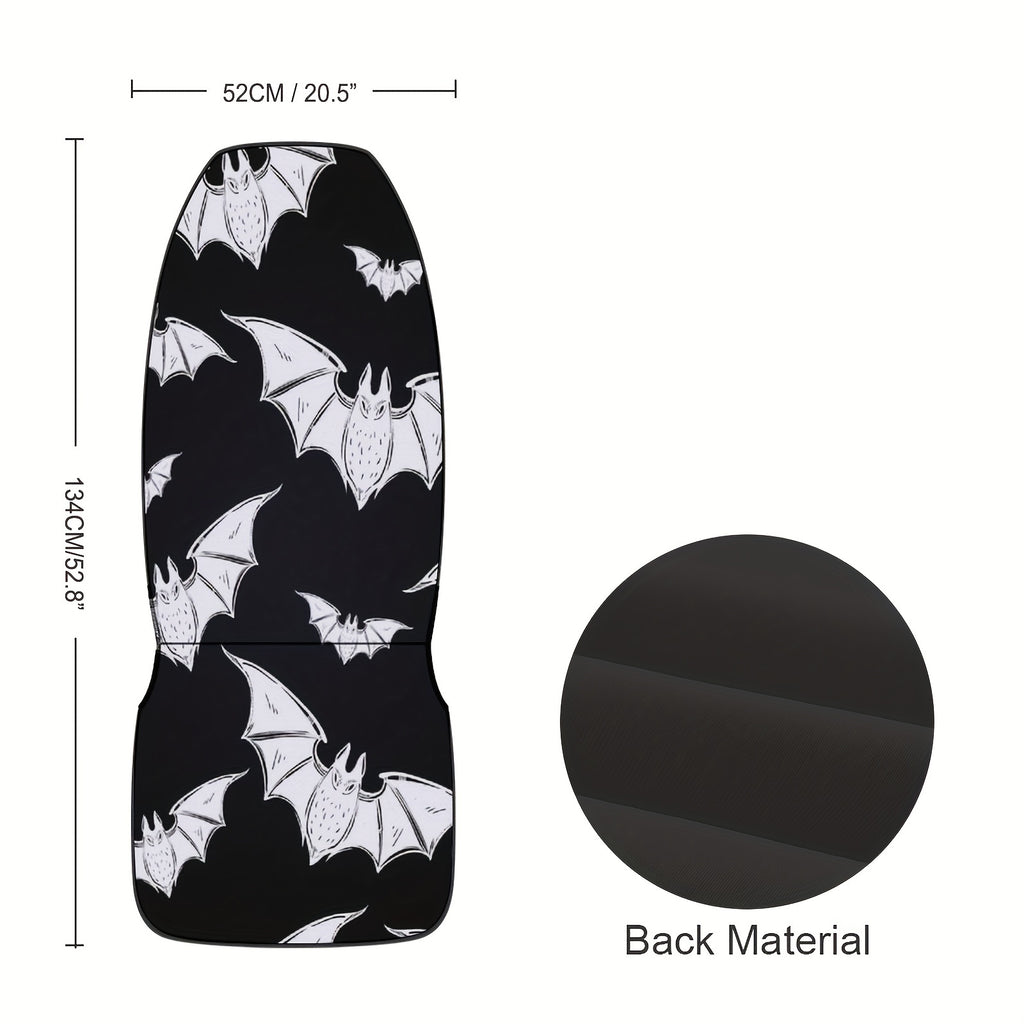 Universal Fit Bat Print Car Seat Covers - Spooky Halloween Gift Idea