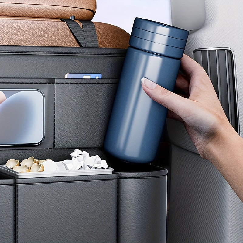 Car Seat Back Storage Bag, Car Multifunctional Storage Rack, Car Seat Back Storage Box, Rear Storage Hanging Bag, Suitable For All Vehicle Models