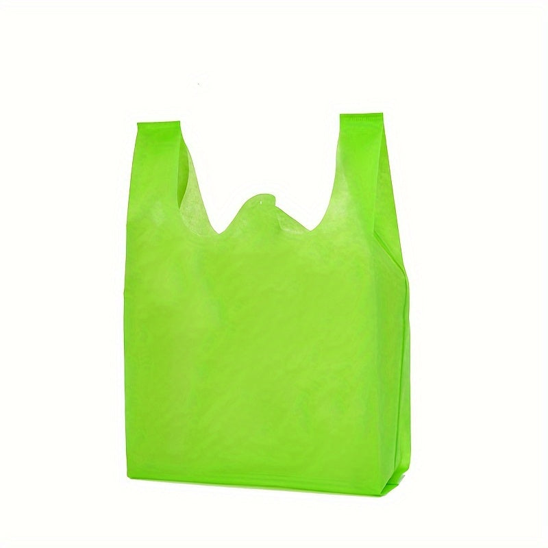 12-Pack Reusable Non-Woven Tote Bags, 4 Assorted Sizes, Eco-Friendly Grocery Shopping Bags, Multipurpose Storage & Gift Bags for Halloween, Christmas, Party Supplies - Suitable for Ages 14+