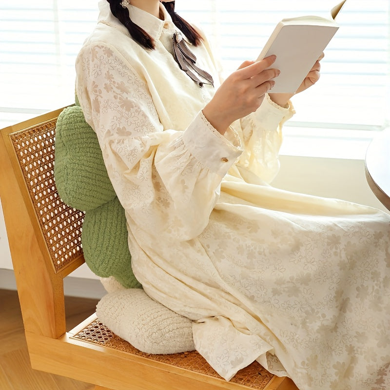 [1pc Breathable Flower Seat Cushion] 1pc Home Decorative Cushion, Breathable Flower Seat Cushion, Table Chair Cushion Floor Pillow For Sofa Couch Bed Office