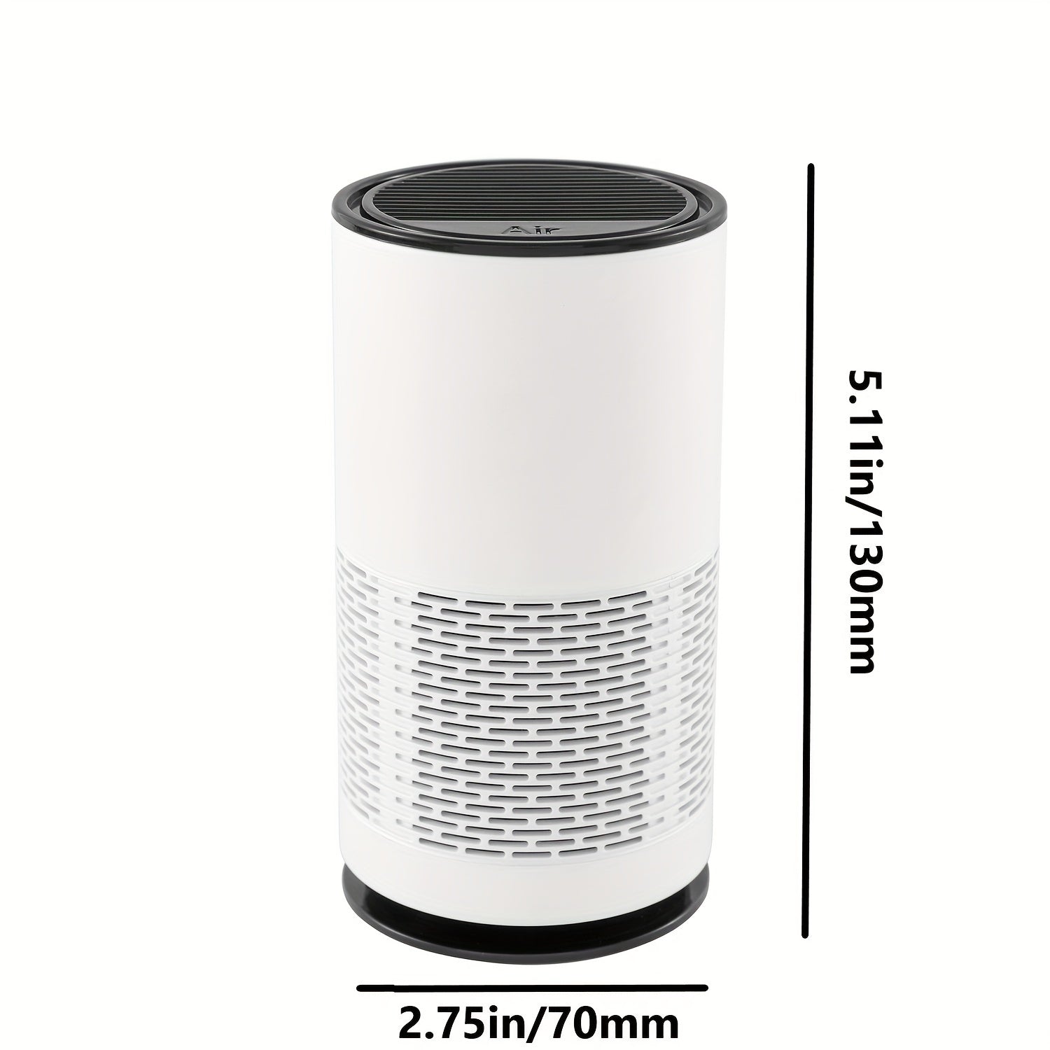 1/2pcs Portable True HEPA Air Purifier for Home, Office, and Car - Eliminates 99.97% of Dust, Odors, and Allergens for Fresh Air