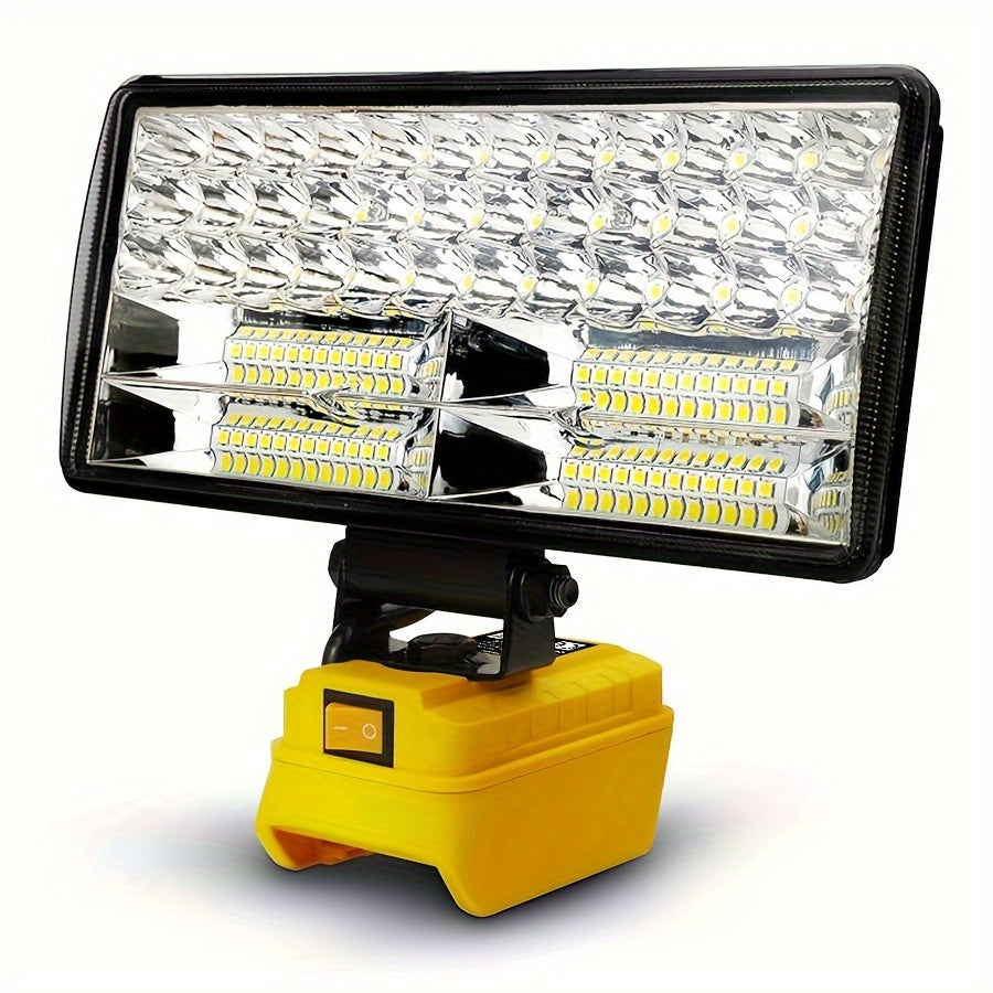 LED Work Light For DeWALT 20V MAX Battery, 90W 5400LM/60W 4500LM/48W 3800LM LED Flood Light For Outdoor, Camping, Car Repairing, Emergency And Job Site Lighting
