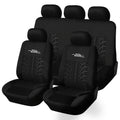 Fashion Tire Track Detail Style Universal Car Seat Covers Fits Most Brand Vehicle