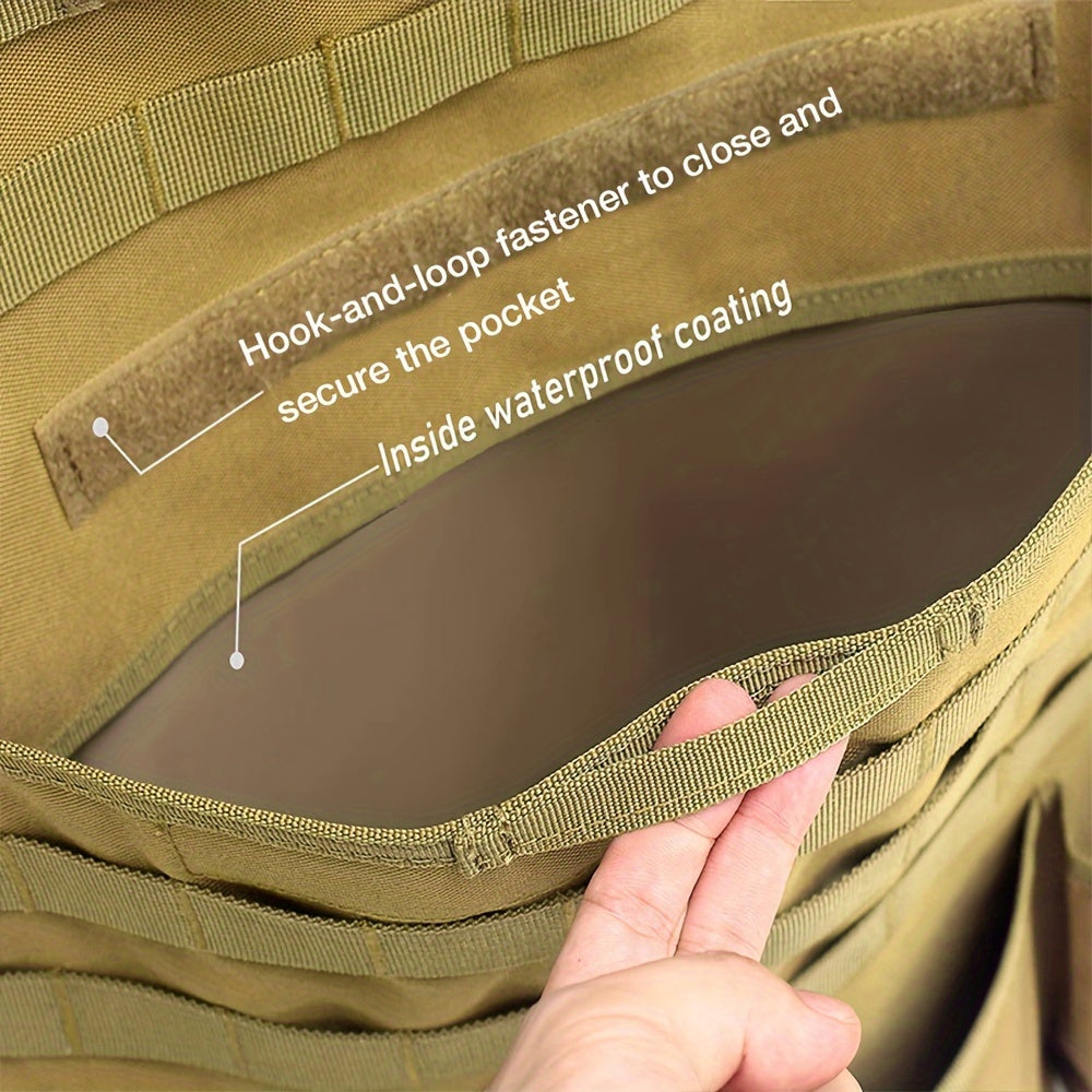 Car Seat Back Organizer - Upgraded Tactical Molle Vehicle Panel Universal Fit Car Seat Cover Protector with Multiple Pockets for Truck SUV MPV Saloon Van