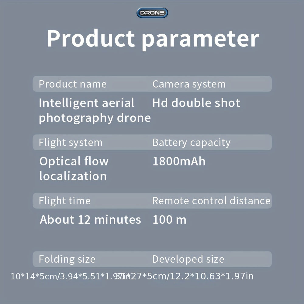 Intelligent aerial drone E88 single camera with dual batteries and replacement blades, equipped with protective frame and quadcopter, wireless connection, mobile phone remote control of unmanned aerial vehicle, aerial camera,