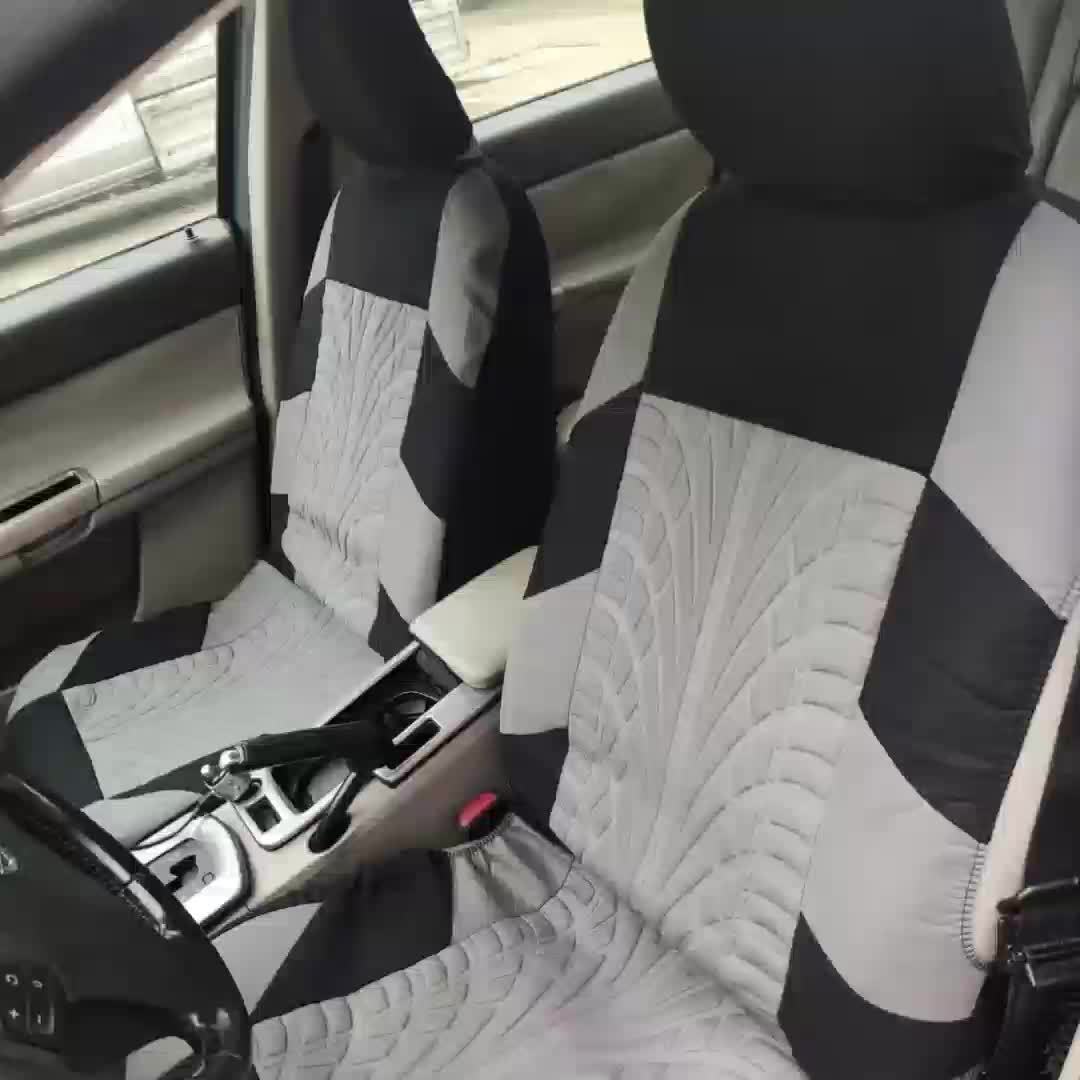 Front Pair Car Seat Covers, Breathable Polyester Split Automotive Front Seat Cushion Covers, Vehicle Seat Protectors Universal For Cars, Trucks Christmas Gift