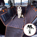 Waterproof 600D Scratch-Resistant Dog Car Seat Cover - Seat Covers with Nonslip Backing, Mesh Window, Storage Pocket, and Durable Hammock for Cars, Trucks, and SUVs