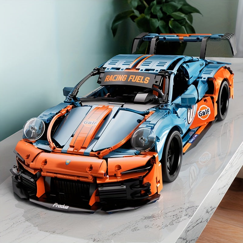 1623pcs Technic GT3 Super Racer Building Blocks Set, High-Detail Sports Vehicle Model, Durable ABS Plastic, Educational Assembly Kit, Adult Collectible Construction Toy, Ideal for Ages 14+