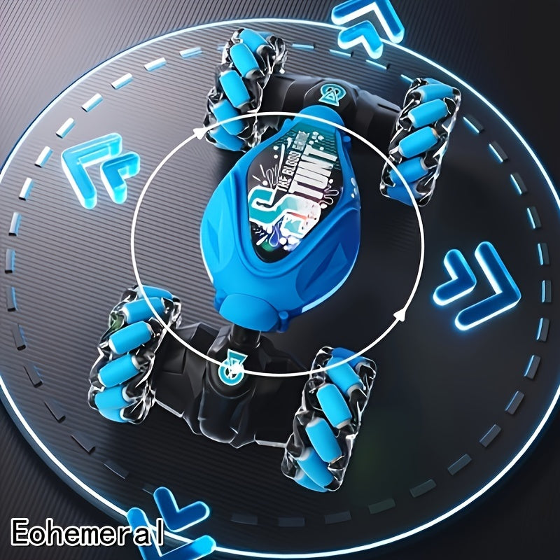 2.4G Remote Control Deformable 360 Degree Rotation Four-Wheel Drive Eohemoral Stunt Off-Road Vehicle Toy for Halloween, Christmas Gift