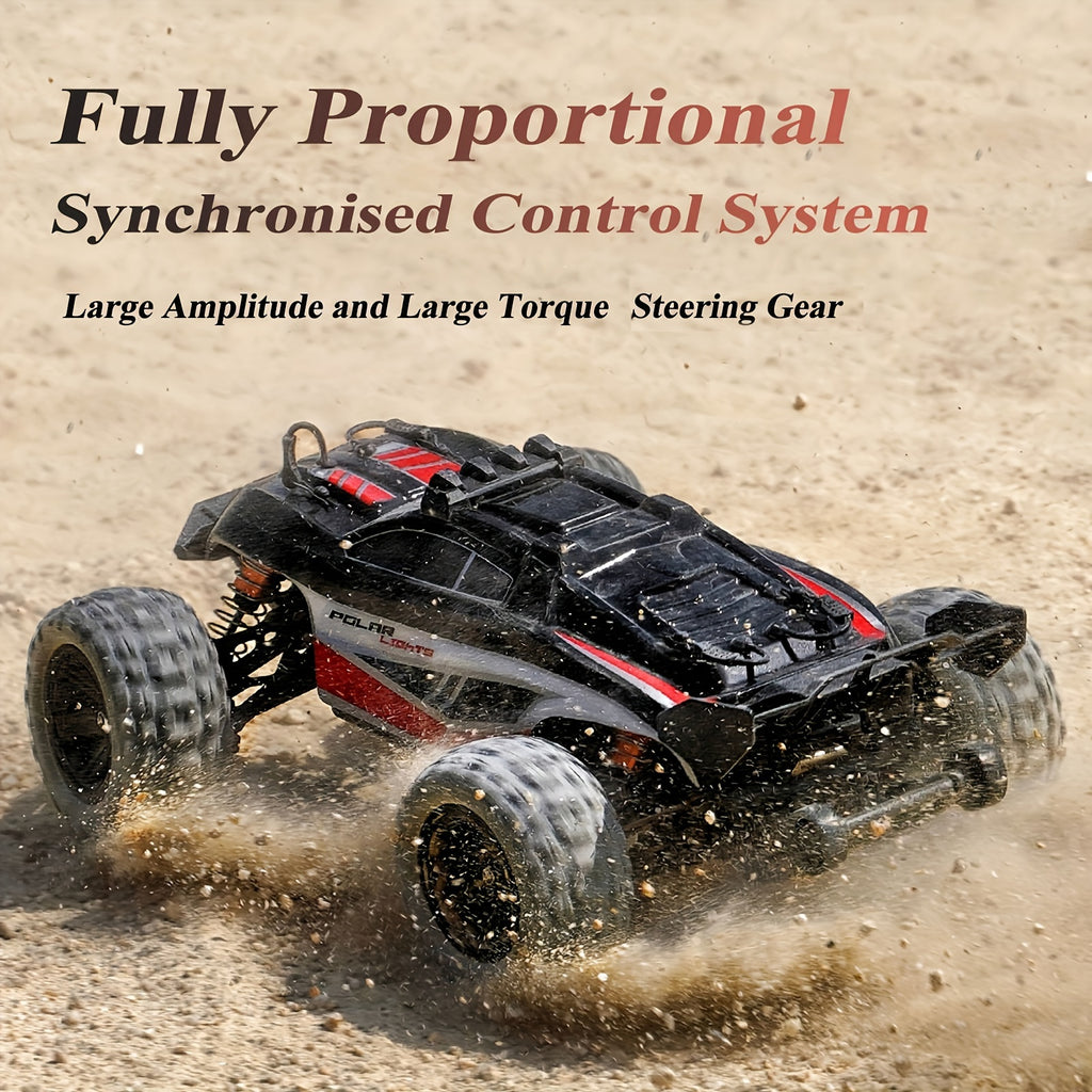 High Speed RC Car, 1: 14 Full Scale 4WD Vehicle, Modular Lithium Battery, Large Amplitude/Torque Steering Gear, Damping System, 6 Lights, Drifting/ Racing/ Climbing, Birthday Gifts