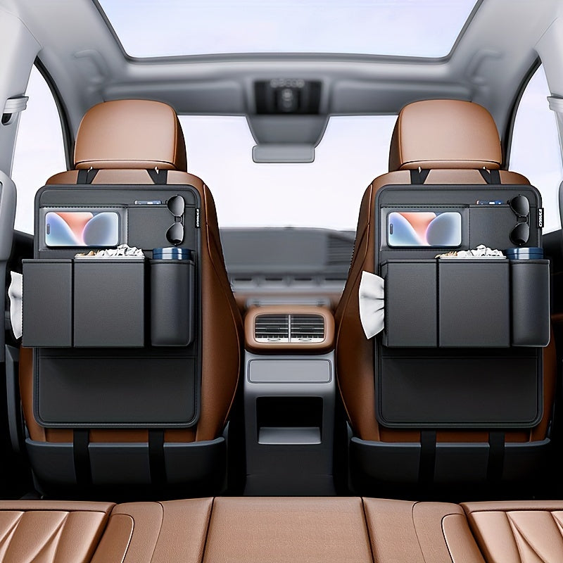 Car Seat Back Storage Bag, Car Multifunctional Storage Rack, Car Seat Back Storage Box, Rear Storage Hanging Bag, Suitable For All Vehicle Models