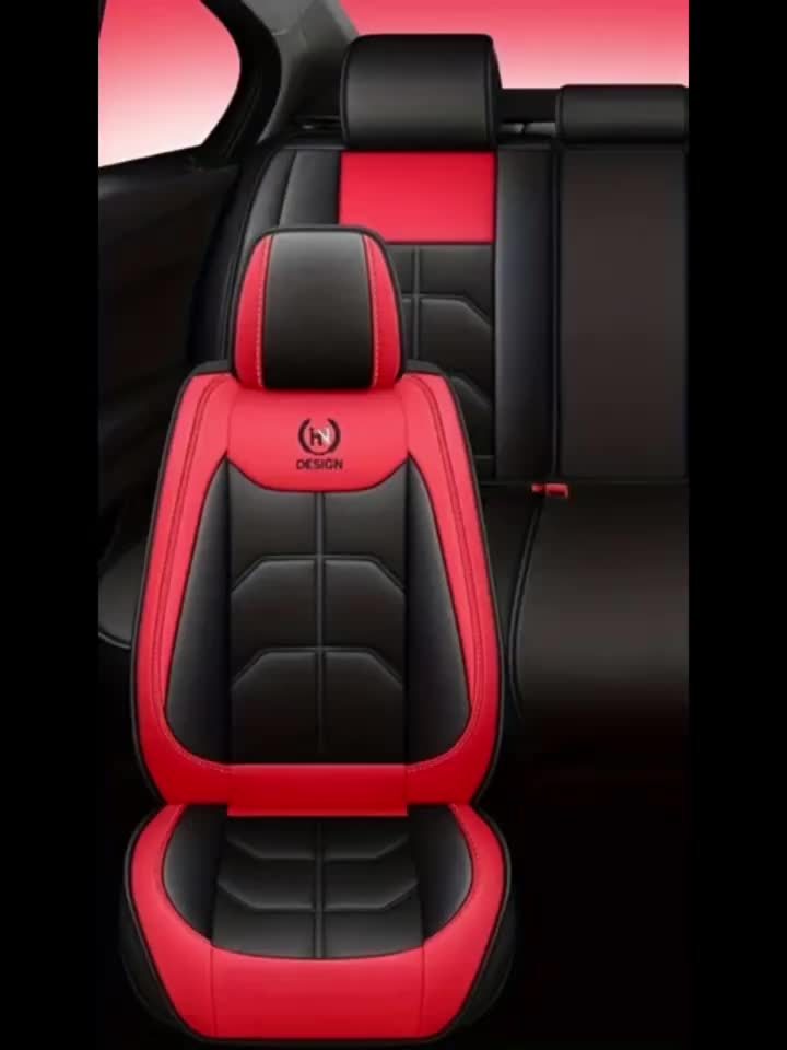 1-Piece Front Driver Seat Premium PU Leather Car Seat Cover - Fits Most Cars, SUVs, Vans, and Trucks!