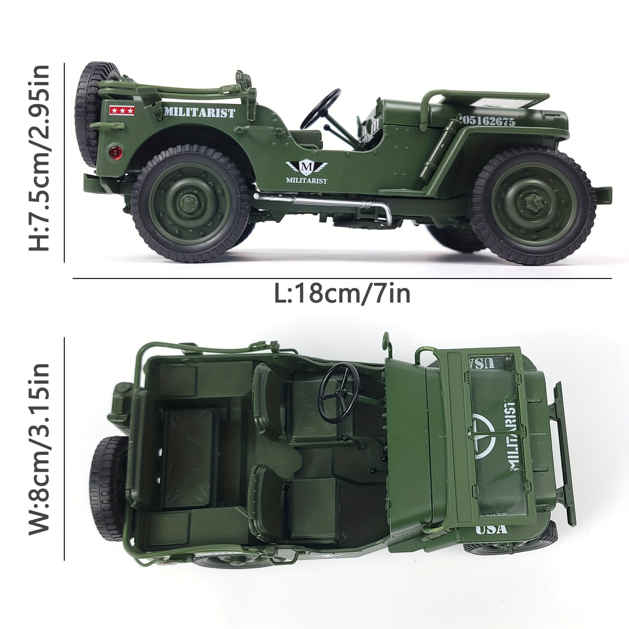 1:18 scale tactical JEP car military vehicle model metal die-cast military armored vehicle battlefield GP model toy collection gift