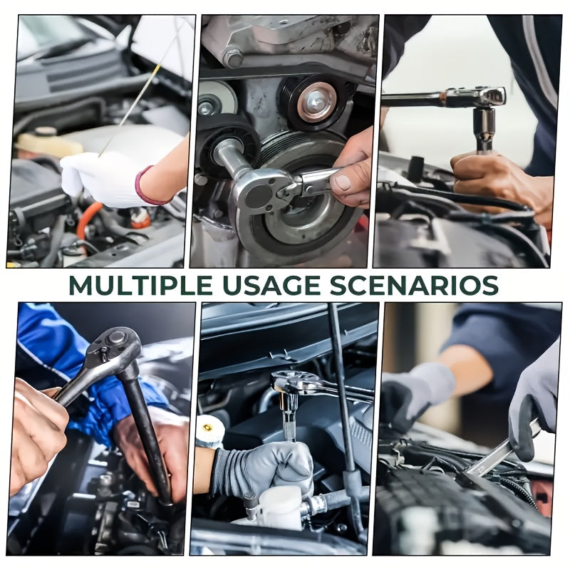 131/46PCS High Quality Toolbox, New High Quality Precision Maintenance Kit, Suitable For Automobile Maintenance, Home Furniture Maintenance, Daily Life Maintenance And Other Environment Maintenance Work.