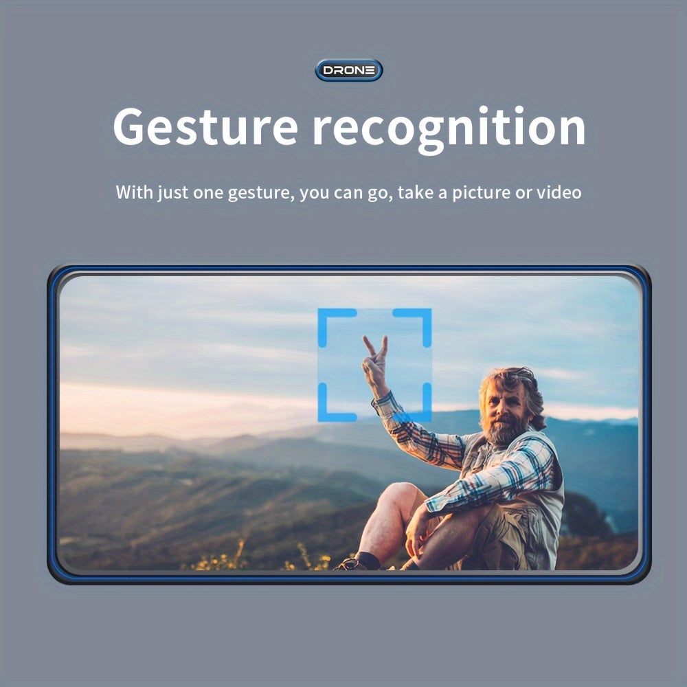 Intelligent aerial drone E88 single camera with dual batteries and replacement blades, equipped with protective frame and quadcopter, wireless connection, mobile phone remote control of unmanned aerial vehicle, aerial camera,