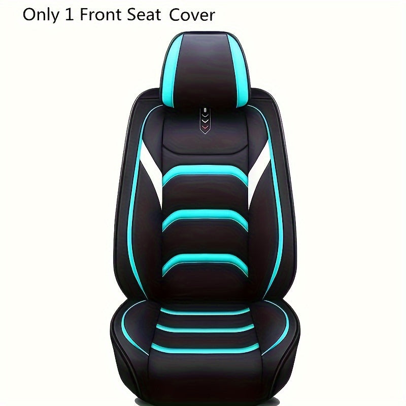 1pc Premium PU Leather Car Seat Cover - Protects and Enhances Your Car's Interior - Fits Most Sedans and SUVs - Front Seat Only
