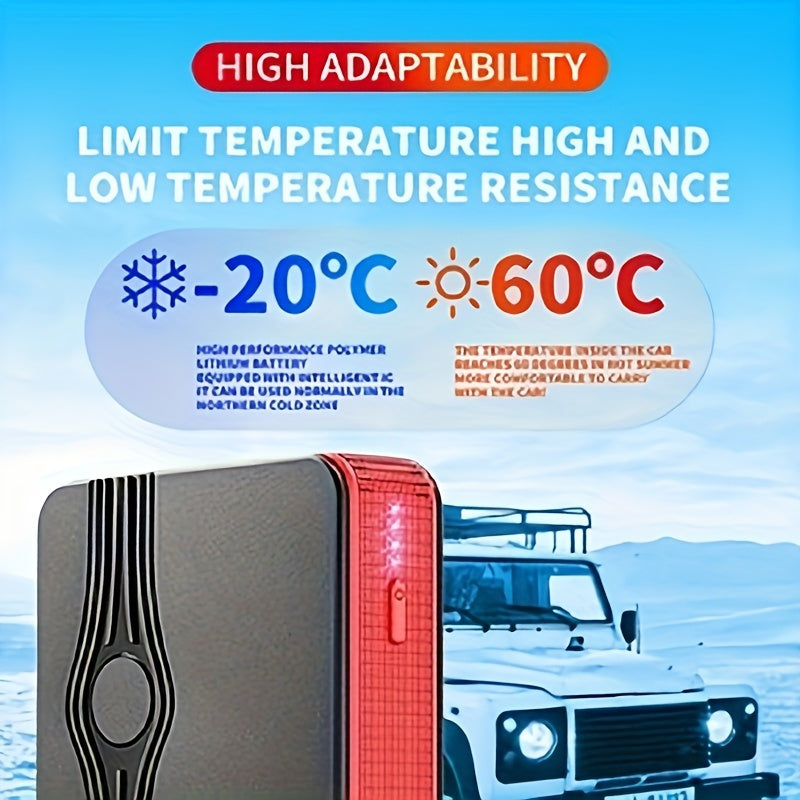 Car Jump Starter Battery Power Bank For 7200mAh Portable Emergency Booster, Vehicle Emergency Starting Power Emergency Power Starter, 1pc