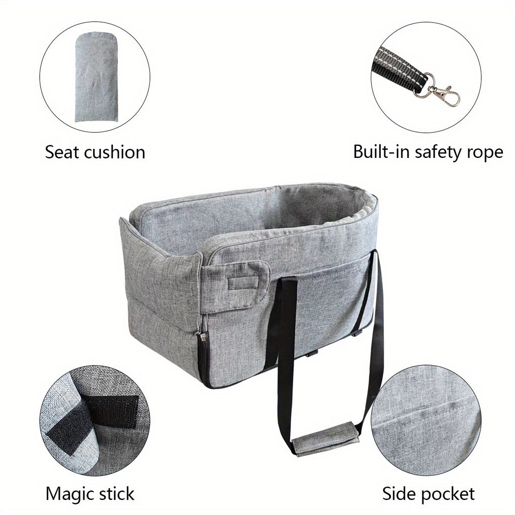 Dog Bed, Pet Carrier, Vehicle Seat Cover, Central Control Pet Nest Bag