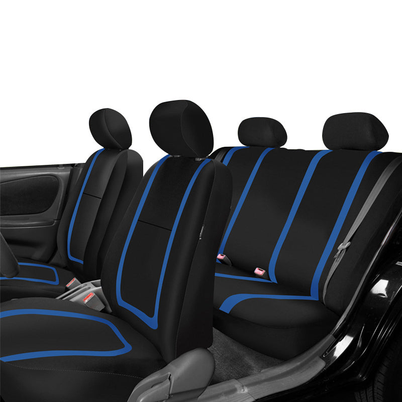 Car Seat Covers Full Set, Gray Purple Black Blue Red Purple Car Seat Cushion  Car Seat Protector Car Decoration Airbag Safe