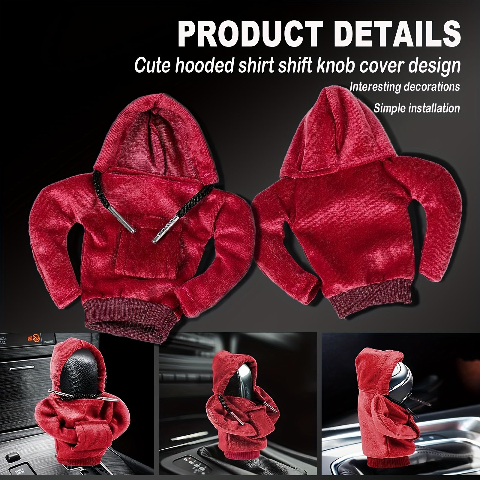 3pcs Universal Car Shift Covers - Stylish Interior Accessories for Your Vehicle - Perfect Gift Idea